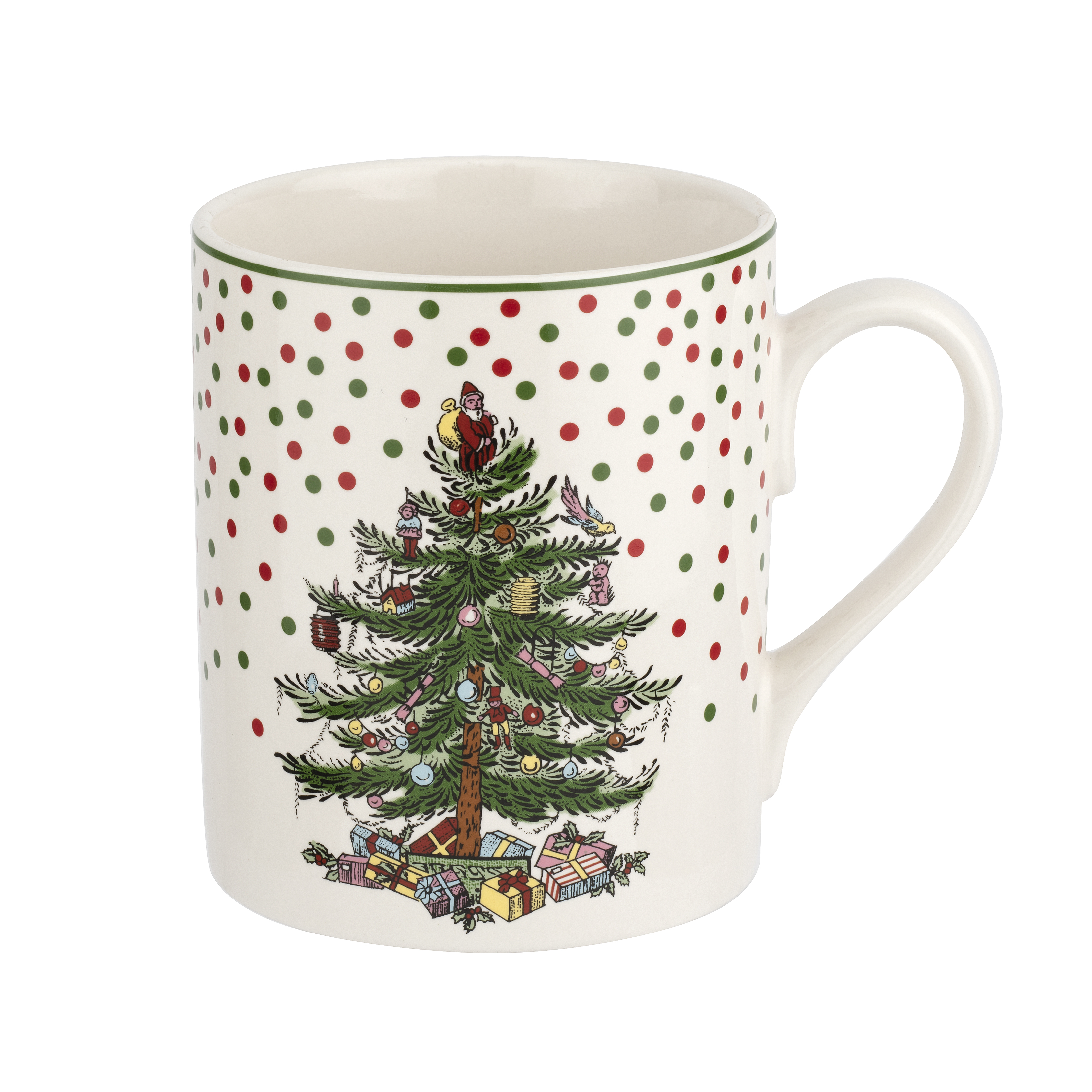 Christmas Tree Polka Dot 16 fl.oz. Mug image number null